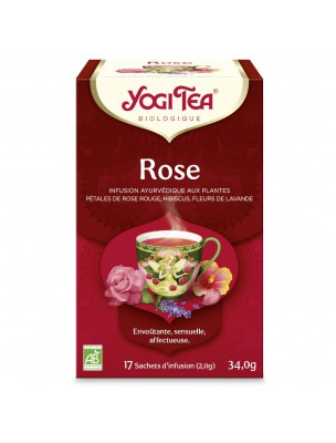 Image de Rose - 17 sachets - Yogi Tea depuis Achetez Classic - Chaï 90g Yogi Tea | Herboristerie Louis