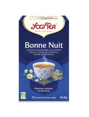 Image de Bonne nuit - Sommeil 17 sachets - Yogi Tea via Achetez Miel de Tilleul Bio 125g - Parfumé et fleuri