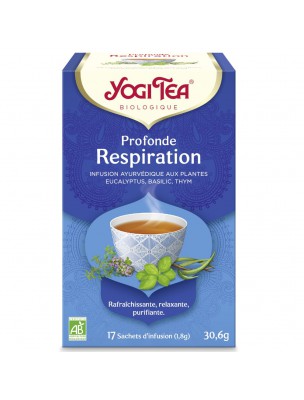Image de Profonde respiration - Voies respiratoires 17 sachets - Yogi Tea depuis Achetez notre sélection automnale de produits naturels