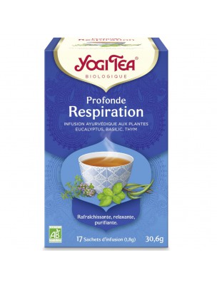 Image de Profonde respiration - Voies respiratoires 17 sachets - Yogi Tea depuis Equilibre du Thé Vert - Yogi Tea