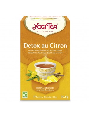 Image de Détox au Citron - Détoxifiez votre organisme 17 sachets - Yogi Tea depuis louis-herboristerie