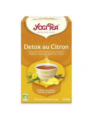 Image de Détox au Citron - Détoxifiez votre organisme 17 sachets - Yogi Tea depuis Résultats de recherche pour "Bio Détox - Thé"