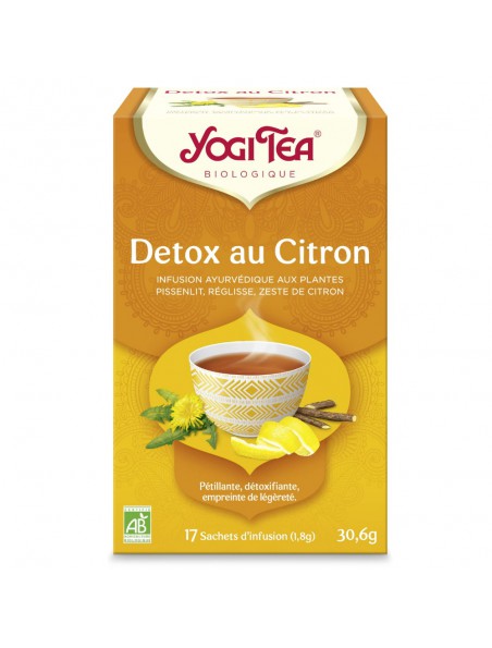 Image principale de Détox au Citron - Détoxifiez votre organisme 17 sachets - Yogi Tea