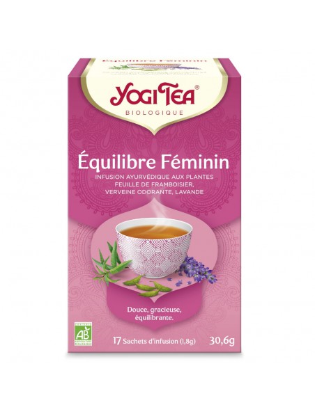 Image principale de Equilibre Féminin - Délicieusement aromatique 17 sachets - Yogi Tea