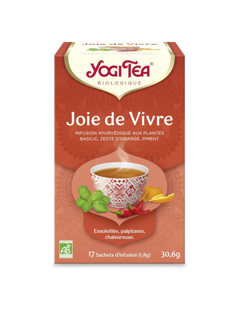 Image principale de la modale pour Joie de Vivre Bio - 17 sachets - Yogi Tea