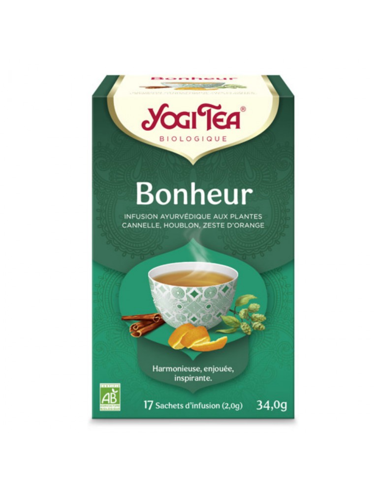 Image principale de la modale pour Bonheur - Remonte le moral 17 sachets - Yogi Tea