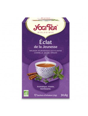 Image de Eclat de la Jeunesse - Plantes méditerranéennes 17 sachets - Yogi Tea depuis Achetez les produits Yogi Tea à l'herboristerie Louis