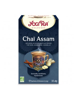 Image de Assam Chai - 17 bags - Yogi Tea depuis Infusions ayurvédiques naturelles et bio