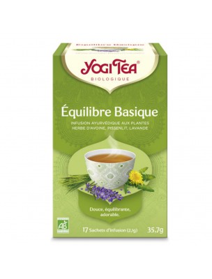 Image de Equilibre Basique - Bienfaisante, légère et harmonieuse 17 sachets - Yogi Tea depuis Achetez nos thés en infusettes naturels et bio - Herboristerie en ligne
