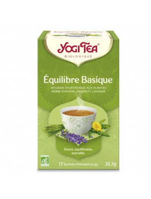 Image de Equilibre Basique - Bienfaisante, légère et harmonieuse 17 sachets - Yogi Tea depuis Achetez les produits Yogi Tea à l'herboristerie Louis