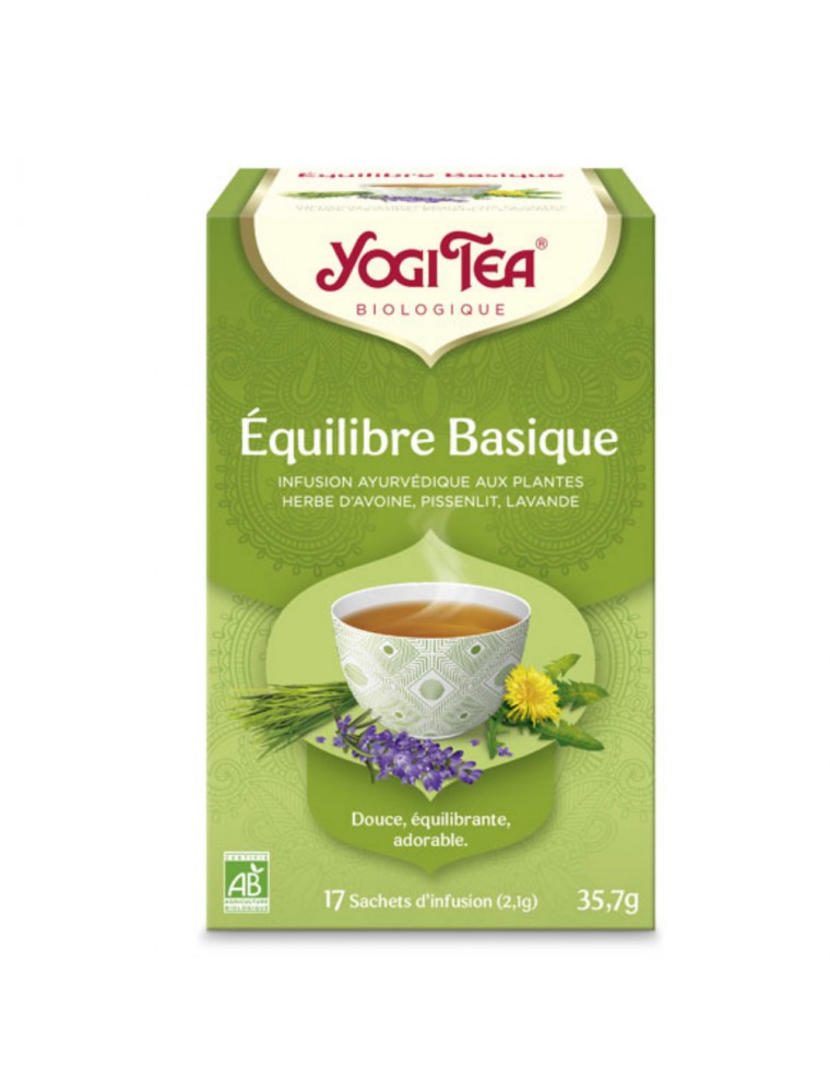 Image principale de la modale pour Equilibre Basique - Bienfaisante, légère et harmonieuse 17 sachets - Yogi Tea