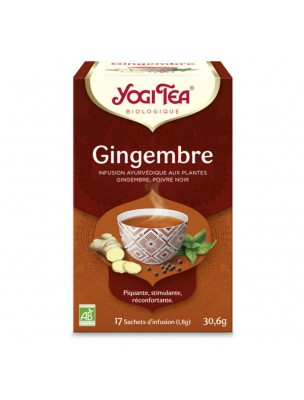 Image de Gingembre Bio - Revigorant et Valorisant 17 sachets - Yogi Tea depuis Résultats de recherche pour "Menthe poivrée "