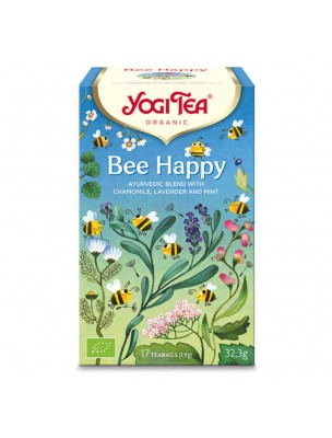 Image de Bee Happy Bio - Ayurvedic infusion 17 tea bags - Yogi Tea depuis Teas in infusettes for easy dosage and transport
