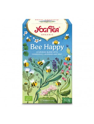 Image de Bee Happy Bio - Infusion Ayurvédique 17 sachets - Yogi Tea depuis Achetez les produits Yogi Tea à l'herboristerie Louis