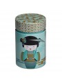 Image de New Little Geisha Petrol tea canister for 150 g of tea via Buy Stainless steel tea infuser and its lid in