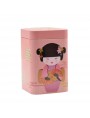 Image de New Little Geisha Pink Tea Tin for 100 g of tea via Buy Astrid 3 Piece Porcelain Cupboard 300