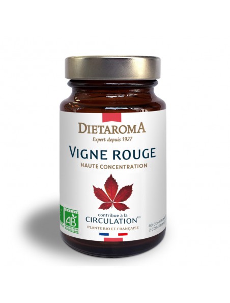 Image principale de Vigne Rouge Bio - Circulation 60 comprimés - Dietaroma