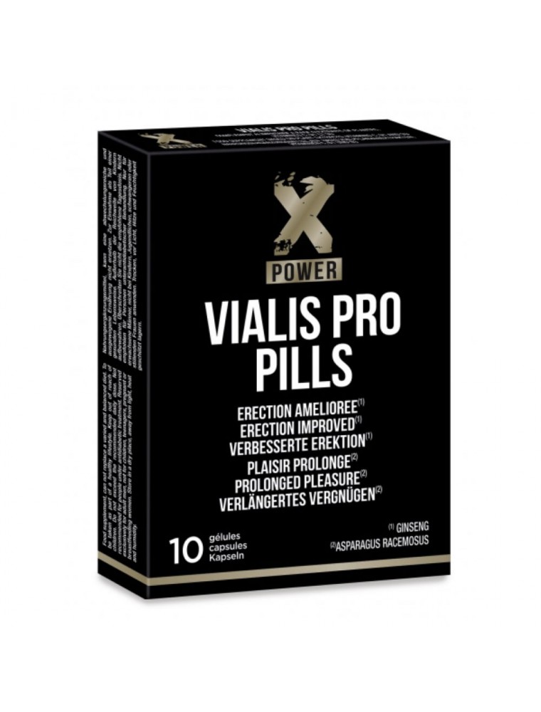 Image principale de la modale pour Vialis Pro Pills - Erection et Retardant 10 gélules - LaboPhyto