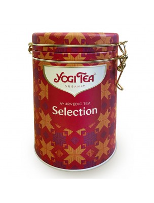 Image de Ayurvédic Collection Bio - Boîte Métallique de 30 sachets - Yogi Tea depuis La sélection de Noël de l'herboristerie