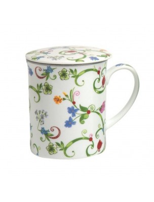 Image de Tisanière Fleurette 3 pièces en Porcelaine 300 ml depuis Tasses : découvrez notre sélection