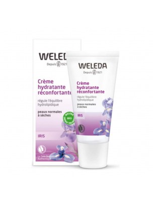 Image de Crème de Jour Hydratante Réconfortante à l'Iris - Peaux normales à sèches 30 ml - Weleda via Fluide Hydratant Réconfortant à l'Iris - Weleda