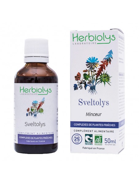 Image principale de Sveltolys Bio - Minceur Extrait de plantes fraîches 50 ml - Herbiolys