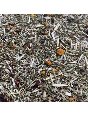 Image de Tisane Vitalité N°1 Immunité - Mélange de plantes pour les défenses naturelles - 100 grammes via Miel de Haute Montagne Bio 480g - Notes douces et acidulées - Ballot-Flurin