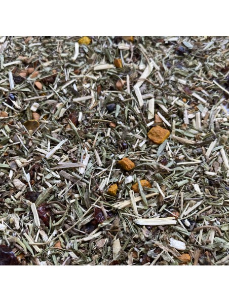 Achetez Tisane Vitalité N°1 Défenses Naturelles - Mélange de plantes pour les défenses naturelles - 100 grammes à l'herboristerie Louis Image principale de Tisane Vitalité N°1 Défenses Naturelles - Mélange de plantes pour les défenses naturelles - 100 grammes