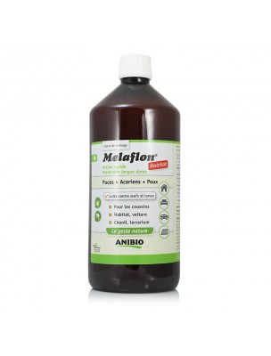 Image de Melaflon Pest Control Refill for Home - Against Fleas, Lice and Mites 1 Litre AniBio depuis Range of products and accessories for peaceful living