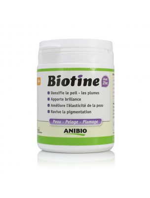 Image 57489 supplémentaire pour Biotine avec Zinc - Peau et Poils pour chiens et chats 140 g - AniBio