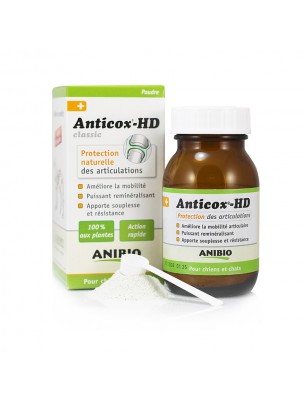 Image de Anticox HD classic - Articulations des chiens et chats 70 g - AniBio via Oligo Vital N°2 - Reminéralisation animaux 100ml - Bioligo