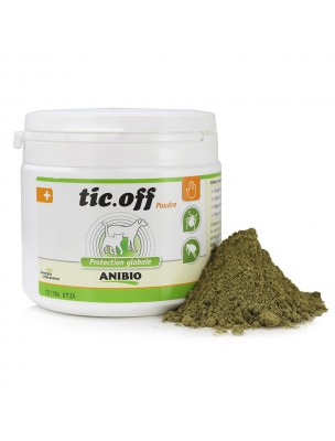 Image de Tic-off en poudre - Protection tiques et puces 290 g - AniBio depuis Achetez les produits AniBio à l'herboristerie Louis