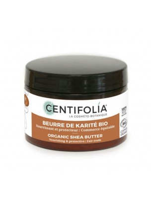 Image de Beurre de Karité Bio - Visage, Corps et Cheveux 125 ml - Centifolia depuis Achetez les produits Centifolia à l'herboristerie Louis