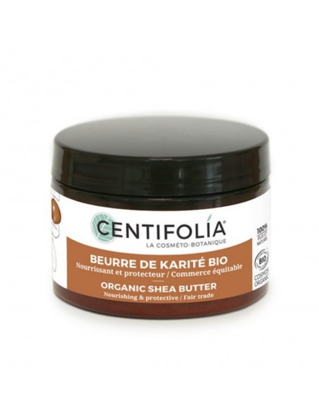Achetez Beurre de Karité Bio - Visage, Corps et Cheveux 125 ml - Centifolia à l'herboristerie Louis Image principale de Beurre de Karité Bio - Visage, Corps et Cheveux 125 ml - Centifolia