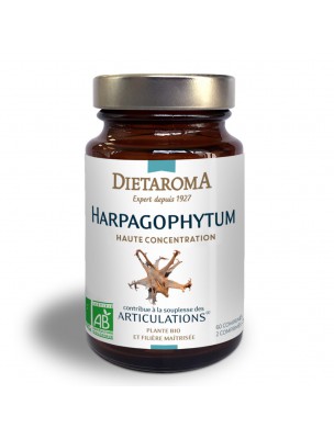 Image de Harpagophytum Bio - Articulations 60 comprimés - Dietaroma depuis Achetez les produits Dietaroma à l'herboristerie Louis (2)
