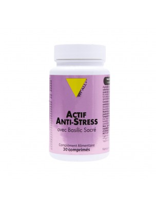 Image de Actif Anti-stress - Stress et Détente 30 comprimés - Vit'all+ depuis Découvrez nos compléments alimentaires naturels