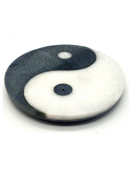 Achetez Porte-Encens en Pierre Ying-Yang pour bâtonnets d'encens à l'herboristerie Louis Image principale de Porte-Encens en Pierre Ying-Yang pour bâtonnets d'encens