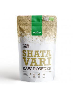 Image de Shatavari Bio - Digestion et Stress Superfoods 200 g - Purasana depuis louis-herboristerie