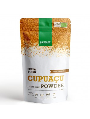 Image de Cupuaçu Bio - Vitalité Superfoods 100 g - Purasana via Achetez Kombucha Matcha Bio - Détox 330 ml - Purasana