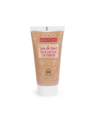 Image de Recharge Soie de teint Bio - Halé Camel 820 30 ml - Zao Make-up depuis Unifier naturellement le teint grâce à une large gamme et ses recharges