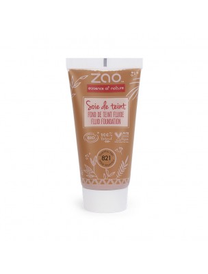 Image de Recharge Soie de teint Bio - Halé Tiramisu 821 30 ml - Zao Make-up depuis Gamme de maquillage dédié au teint | Achat en ligne (4)