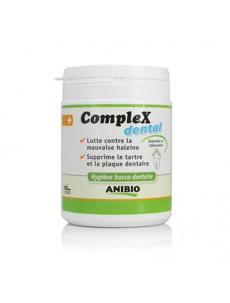 Image principale de CompleX Dental - Plaque dentaire, Tartre et Haleine des chats et des chiens 140 g - AniBio
