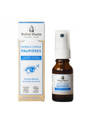 Image de Dermo Spray Organic Eyelids - Eyelid Care 15 ml - (French) Ballot-Flurin depuis Moisturize your eyelids, stimulate your vision and beautify your eyes