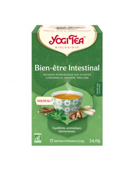 Image principale de Bien-être Intestinal Bio - Infusion Ayurvédique 17 sachets - Yogi Tea