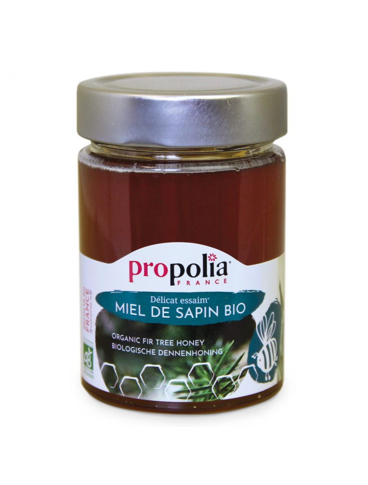 Image principale de la modale pour Miel de Sapin Bio - Miel Frais et Boisé 400g - Propolia