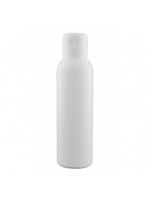 Image de Flacon blanc de 100 ml avec son bouchon à clapet pour huile de massage depuis Piluliers et flacons conservant vos préparations