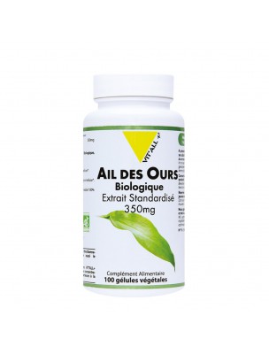 Image de Ail des Ours Bio 350mg - Coeur et cholestérol 100 gélules végétales - Vit'all+ depuis Plantes en gélules - Achat en ligne | PhytoZwell