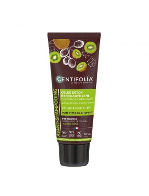 Image de Gelée Détox Exfoliante Bio - Avant-Shampooing 200 ml - Centifolia via Lait Soin Démêlant Bio Centifolia