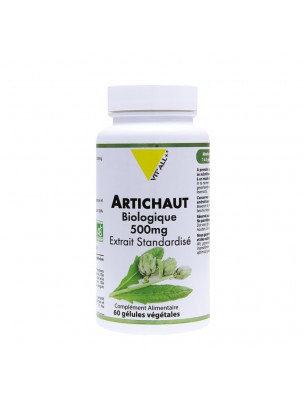 Image de Artichaut 500mg Bio - Digestion et Confort intestinal 60 gélules végétales - Vit'all+ depuis Gélules et comprimés de plantes unitaires - Découvrez notre sélection