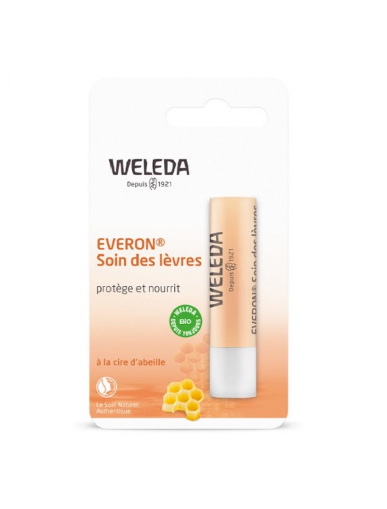 Stick à lèvres Everon - Protège et Nourrit 4,8 g - Weleda